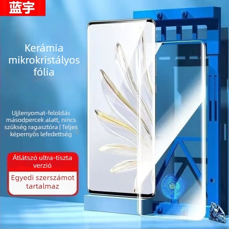 Huawei Mate40 kijelzővédő fólia – mikro-kristályos kerámia film, RS Porsche, HD Pro+ ütésálló
