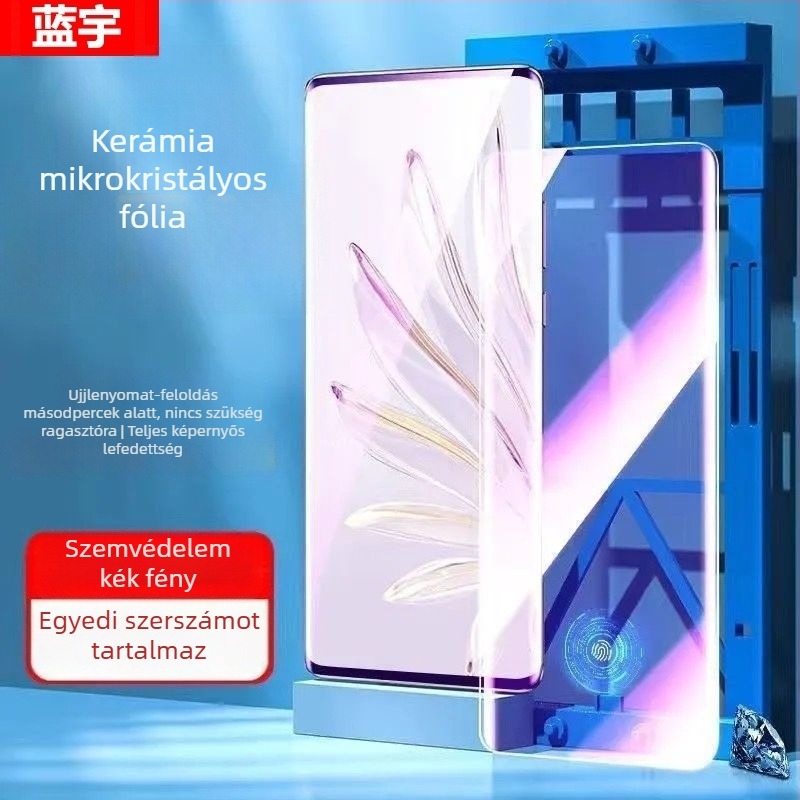 Huawei Mate40 kijelzővédő fólia – mikro-kristályos kerámia film, RS Porsche, HD Pro+ ütésálló