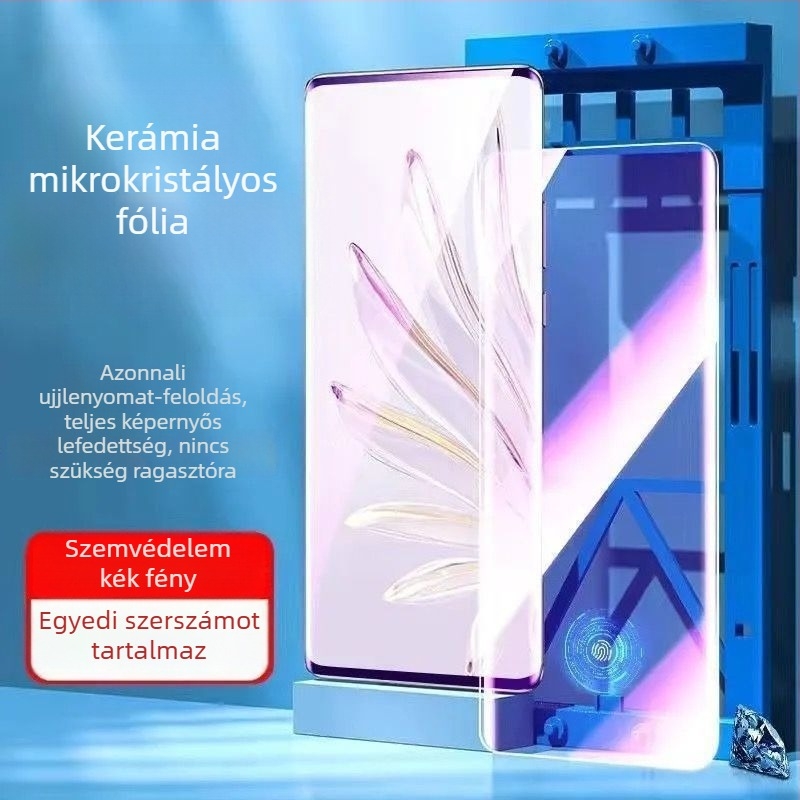 Huawei Mate40 kijelzővédő fólia – mikro-kristályos kerámia film, RS Porsche, HD Pro+ ütésálló