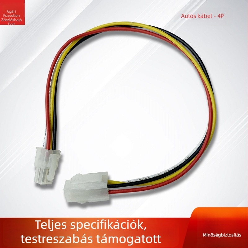 Elektromos jármű kábelkötege, 3.0 kábel, 4,2 mm csatlakozó, 26-szálas dokkoló kábel az autó motorának táplálásához