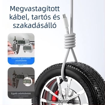 120W-os USB-C gyorstöltő kábel VIVO/iQOO 11 Pro és 11s készülékekhez, hossz 1–2 m, fehér