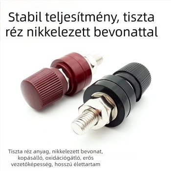 JS-555 M8 Vasmagos terminál blokk vas-nikkel bevonattal