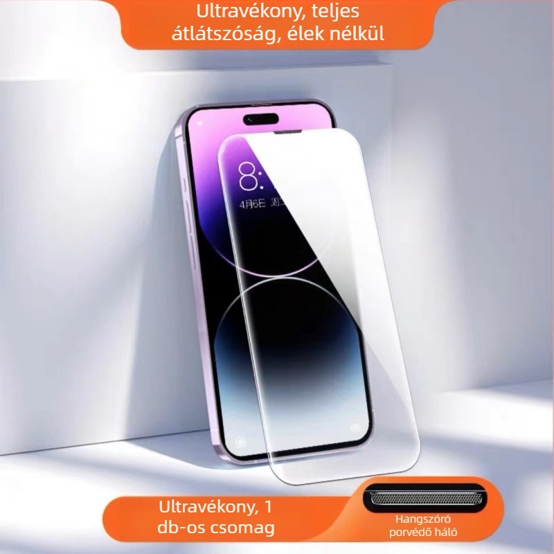 OnePlus Ace3 Pro, Ace5 és Ace2 Pro készülékekhez edzett üveg előlapi védő – teljes kijelző, HD minőség, robbanásbiztos, porálló, ujjlenyomatmentes, ütésálló, adatvédelmi