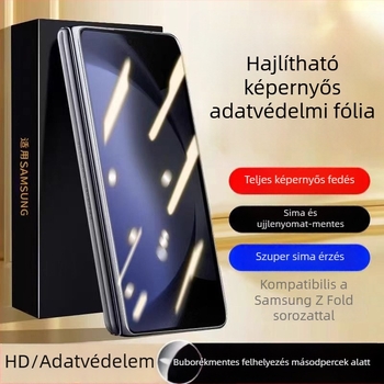 Samsung Z Fold7/Fold8-hoz edzett üveg előlapi védő, magánélet-védelmi funkció, vékony él, W26