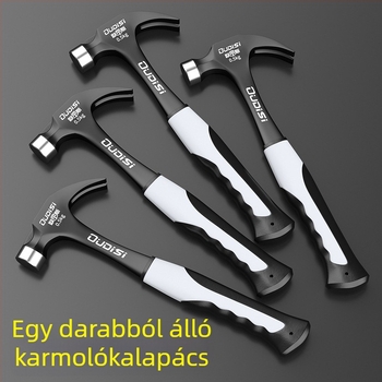 Otis famegmunkáláshoz való kalapács, fa nyéllel, 300 mm hosszú, kb. 0,97 kg, fej magas széntartalmú acélból, ütésálló, otthoni és építkezési használatra, szeg beütésére és kivételére