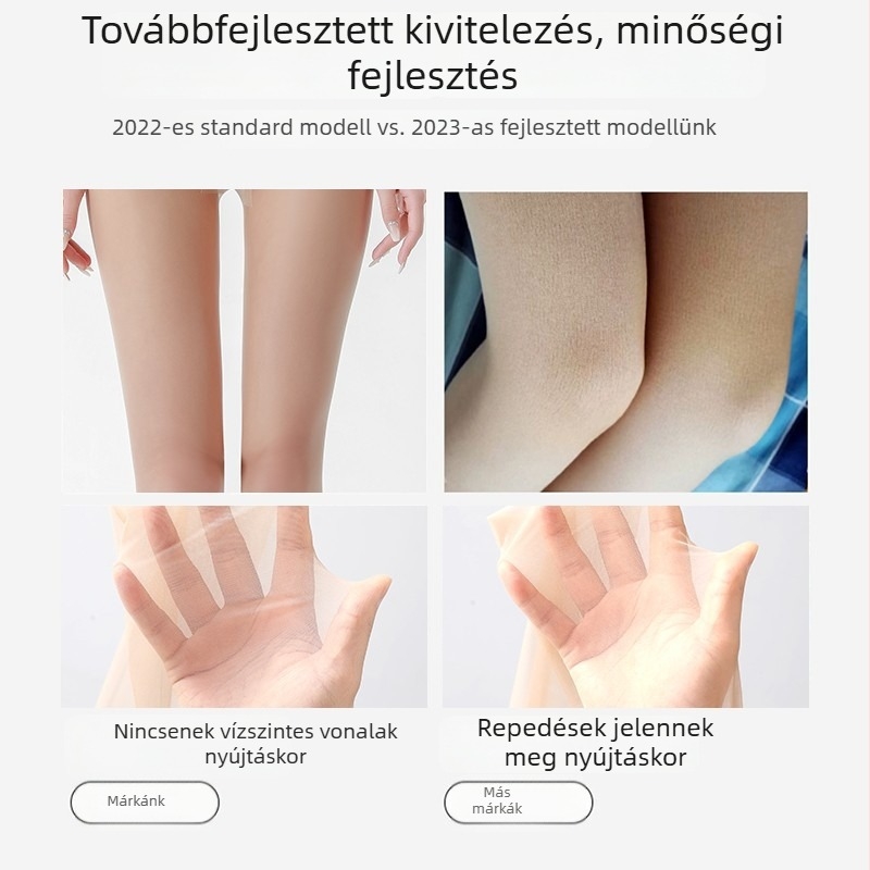 Női ultravékony, áttetsző harisnyanadrág 0D, szabható, láthatatlan lábhatás, megerősített ágyék rész, csúszásmentes