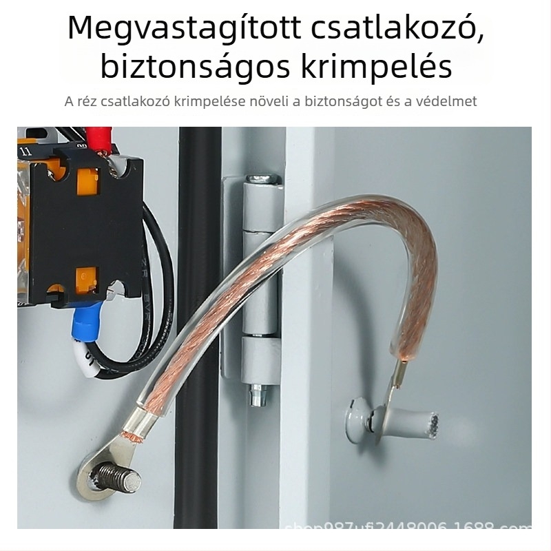 Átlátszó műanyag bevonatú nagyfeszültségű földelővezeték gumírozott fémvezetővel, szigetelt kábel 2,5/4/10 mm²