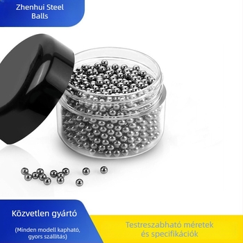Rozsdamentes acél tisztító gyöngyök bor decantálókhoz, 4 mm, 304, polírozott felület