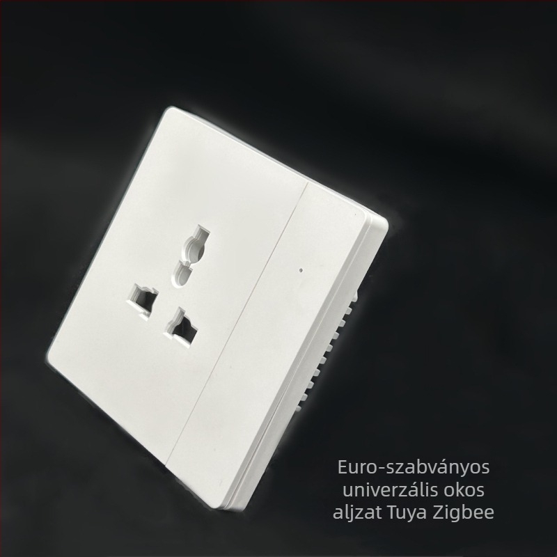 Tuya Zigbee Európai Szabványú Okos Aljzat – Univerzális Fali Dugasz, Távoli Vezérlés