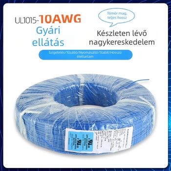 UL1015 többfunkciós elektromos vezeték, testreszabott feldolgozás, 18 AWG