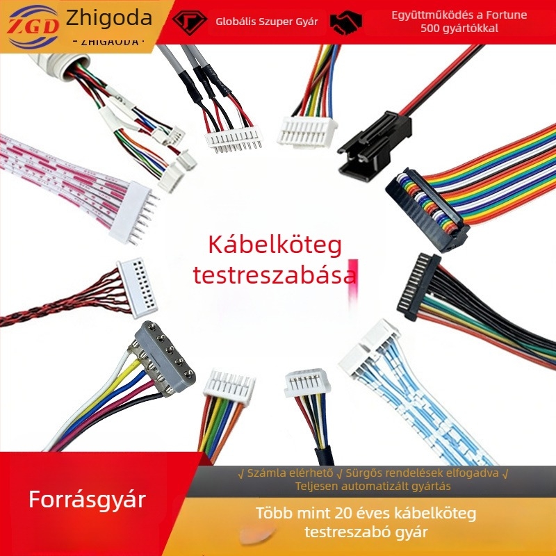 Személyre szabott árnyékolt hangszóró jelvezeték, többszálas PVC burkolattal 1533/2464/2851/1185
