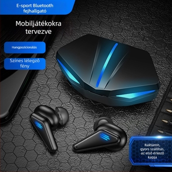 K55 gaming vezeték nélküli fülhallgató alacsony késleltetéssel, Bluetooth, hosszú üzemidő, zajcsökkentés, in-ear dizájn