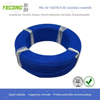MIL-W-16878/5 EE PTFE magas hőmérséklet-álló elektronikus vezeték, 1 vezető, 16 AWG, 600V
