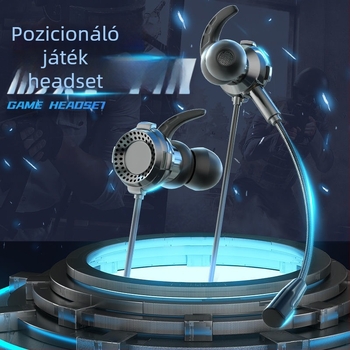 XG-120 Woze vezetékes gaming headset, inline vezérlővel, in-ear, 3,5 mm, kompatibil Android és PC