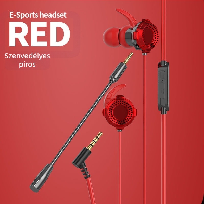 XG-120 Woze vezetékes gaming headset, inline vezérlővel, in-ear, 3,5 mm, kompatibil Android és PC
