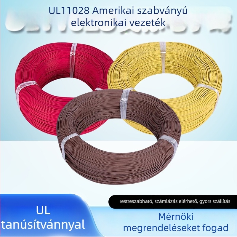 UL11028 tanúsított MPPE szigetelt 24 AWG elektromos vezeték, 105°C, 600V