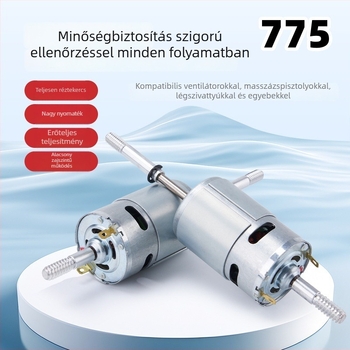 775-ös kefés DC motor fascia masszírozóhoz és kis háztartási készülékekhez