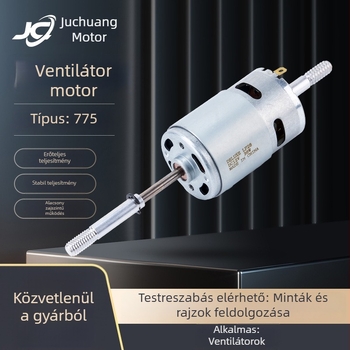 775-ös kefés DC motor fascia masszírozóhoz és kis háztartási készülékekhez