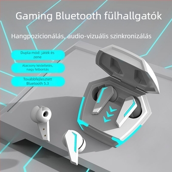 Játékhoz tervezett Bluetooth fülhallgató alacsony késleltetéssel, zajcsökkentéssel, kompakt mini dizájn, in-ear