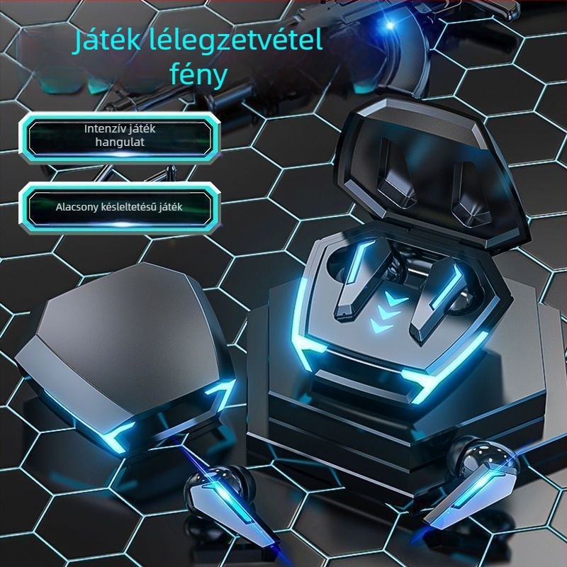 Játékhoz tervezett Bluetooth fülhallgató alacsony késleltetéssel, zajcsökkentéssel, kompakt mini dizájn, in-ear