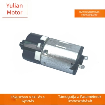 N20 bolygó-mikro motor curlingvashoz, alacsony zajszintű DC motor és ujjlenyomat-záras hajtás
