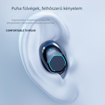 Bluetooth vezeték nélküli in-ear fülhallgatók zajcsökkentéssel, alacsony késleltetés játékhoz és sporthoz, hosszú üzemidő