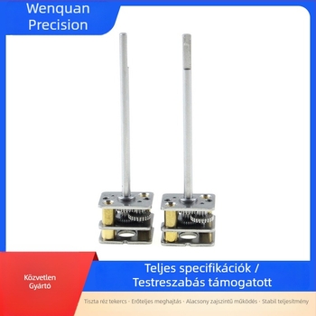 12V-os DC mikromotor reduktorral, alacsony fordulatszámú, csendes tisztítórobotokhoz