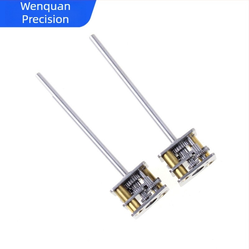 12V-os DC mikromotor reduktorral, alacsony fordulatszámú, csendes tisztítórobotokhoz