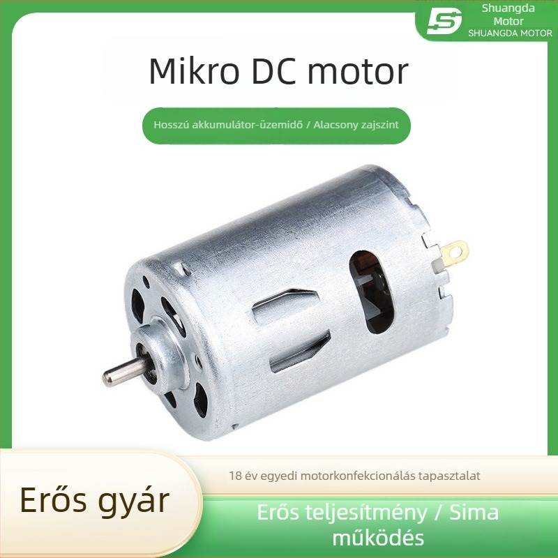 545SH motor, kefés DC motor elektromos függönyökhöz és más kompakt motorokhoz