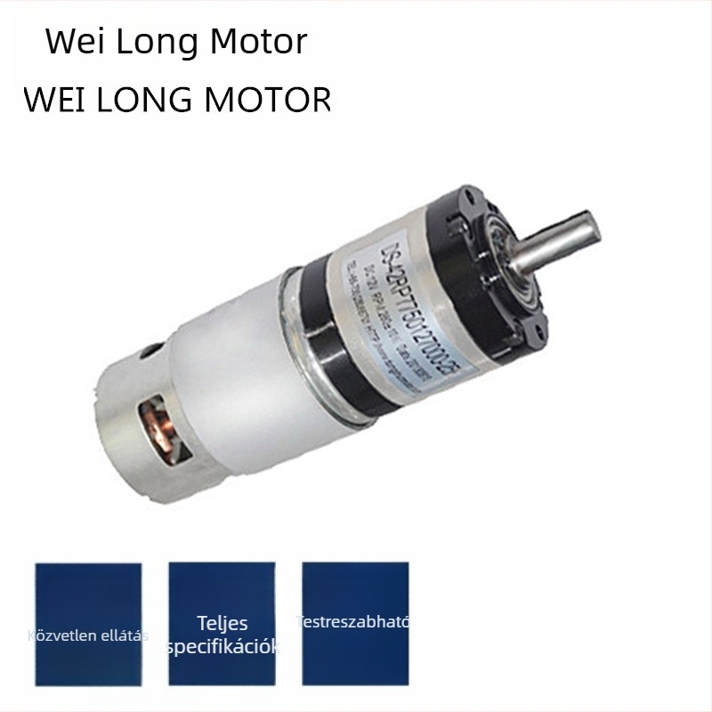 Személyre szabott 42 mm-es DC planétás motor kompakt robotokhoz nagy nyomatékkal
