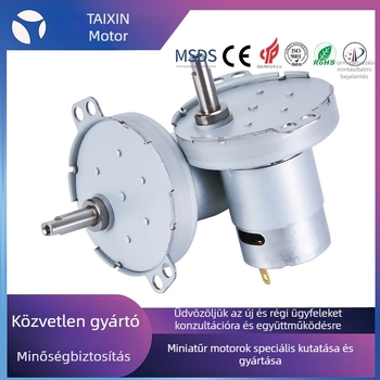 JS50 kefés DC reduktor motor háziállatok vízadagolóhoz