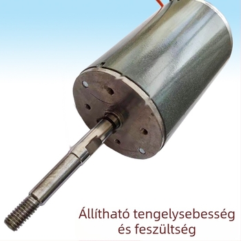DC motor, 12/24V, külső átmérő 63 mm, kefés mikromotor, modell 63S