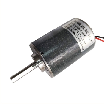 DC motor, 12/24V, külső átmérő 63 mm, kefés mikromotor, modell 63S