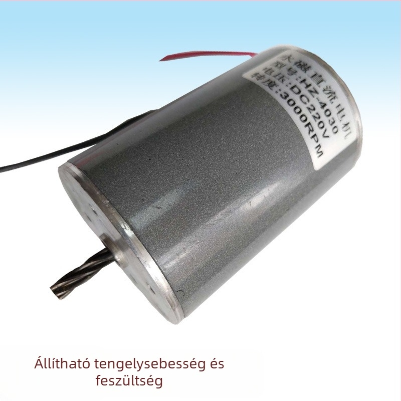 DC motor, 12/24V, külső átmérő 63 mm, kefés mikromotor, modell 63S