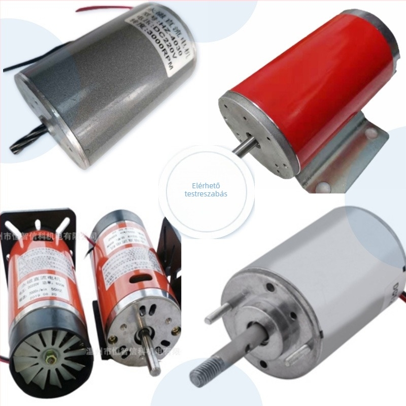 DC motor, 12/24V, külső átmérő 63 mm, kefés mikromotor, modell 63S