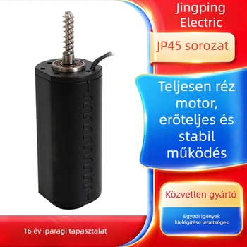 JP45 Mikromotor DC hajtóművel, réztekercses
