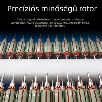 JP45 Mikromotor DC hajtóművel, réztekercses