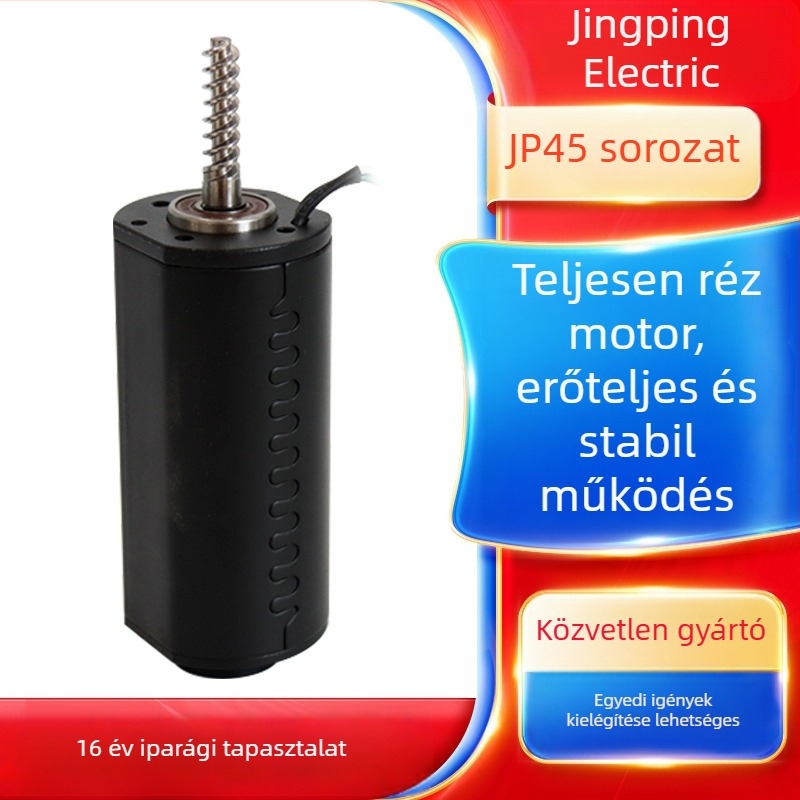 JP45 Mikromotor DC hajtóművel, réztekercses