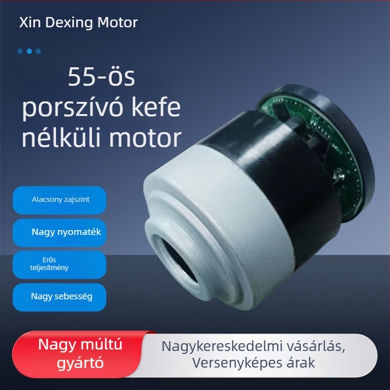 XDX55 brushless mikromotor porszívórobotokhoz, drónokhoz és hoverboardokhoz
