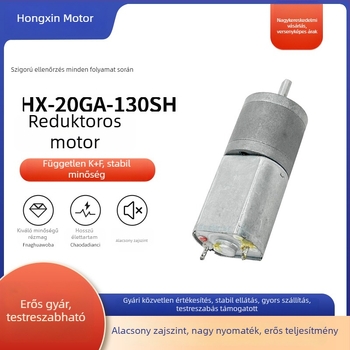 20GA-130SH fogaskerekes DC motor háztartási készülékekhez, kisméretű motor fogaskerékházzal, felnőtt termékekhez