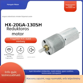 20GA-130SH fogaskerekes DC motor háztartási készülékekhez, kisméretű motor fogaskerékházzal, felnőtt termékekhez