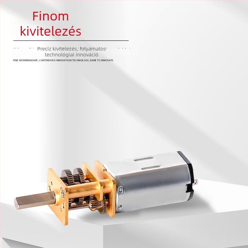 Kisméretű brushless DC hajtómotor fogaskeréssel, előre és hátra forgással, automatákhoz