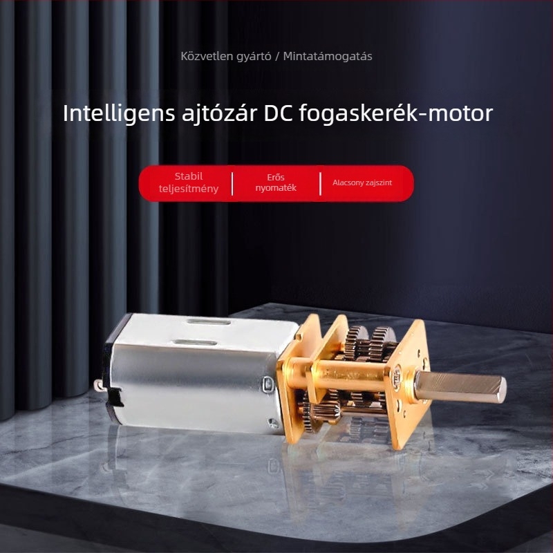 Kisméretű brushless DC hajtómotor fogaskeréssel, előre és hátra forgással, automatákhoz
