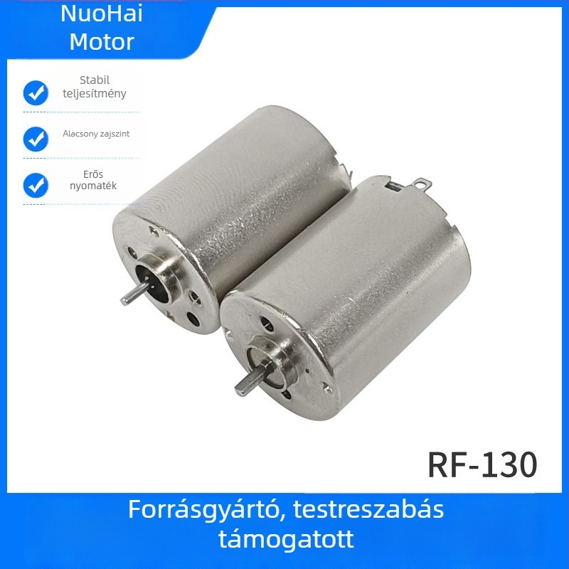 130 mikrom DC fogaskerékhajtású motor, 24V, kétirányú forgás, 36 mm átmérő, testreszabható