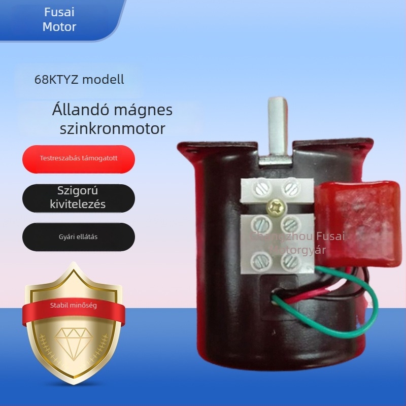 68KTYZ állandó mágneses szinkronmotor középpont 100 rpm