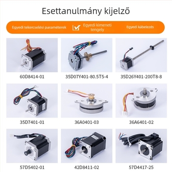 35 lépéses mikro DC brushless precíziós léptető motor készlet automatizált gyártósorhoz és gravíró gépekhez