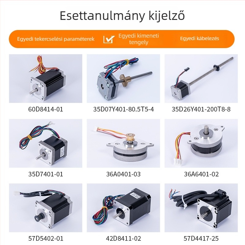 35 lépéses mikro DC brushless precíziós léptető motor készlet automatizált gyártósorhoz és gravíró gépekhez