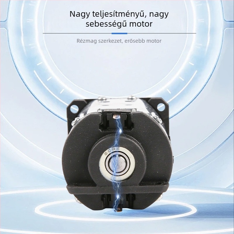 46 kefés DC motor menetes tengellyel masszázs eszközökhöz és lábfürdőkhöz