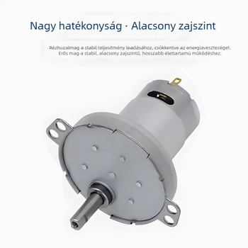 Fém fogaskerékházas mikromotor, DC motor, kompakt méretű