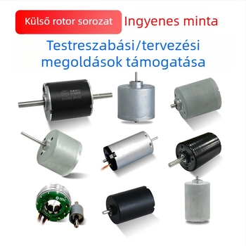 Forgó boros állványhoz készült brushless DC motor reduktorral, PWM-vezérléssel, kis méretű motor